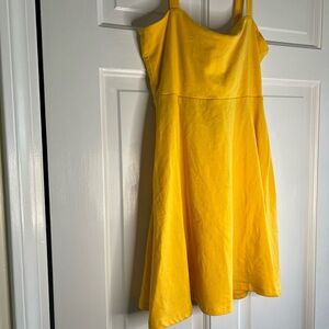 Forever 21 Sunny Yellow Tie-back dress